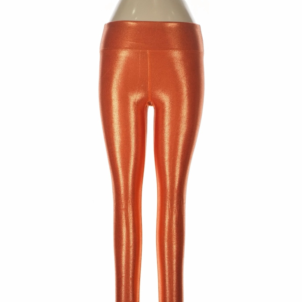 Heroine Sport Metallic Orange High-Rise Leggings